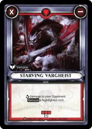 Starving Vargheist - Foil